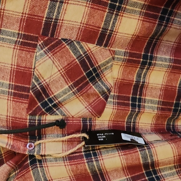 RUDOLPH SPORTSWEAR FLANNEL HOODIE SIZE XL NEW WITH TAGS - Picture 2 of 5